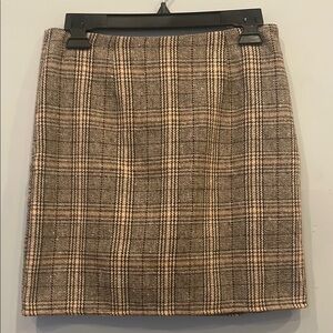 Classic Plaid Skort- Brown